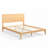 Mid-Century Modern 12 Inch Bamboo Wood Platform Bed with Wood Slat Support, No Box Spring Needed, Easy Assembly-395027727-376953078