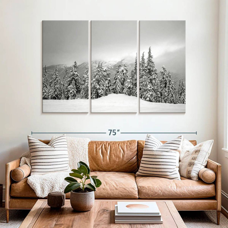 Paysage d'hiver Alvord Whistle, H 48 po x l 74 po