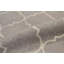 Cotton Geometric Area Rug in Gray