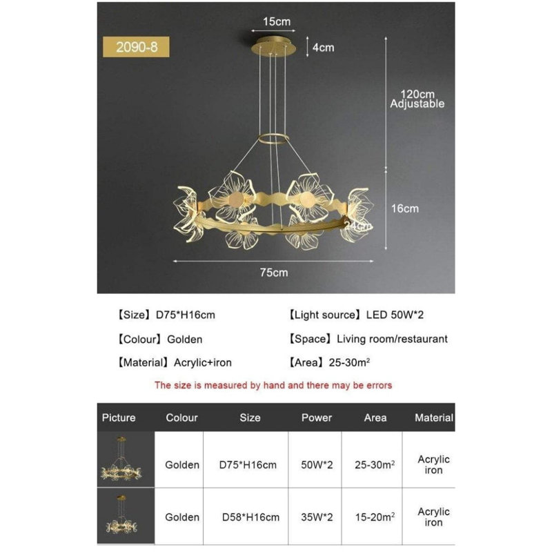 Garay 8 - Light Unique/Statement Chandelier