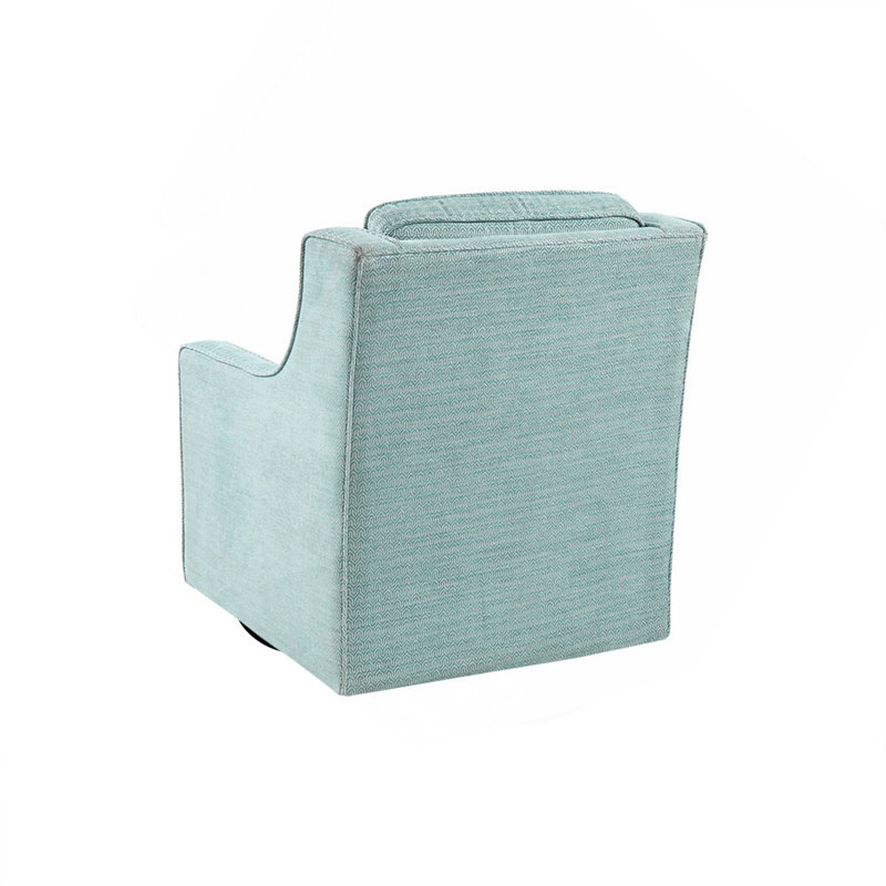 Fauteuil pivotant Harris, Tissu bleu