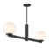 Leo 2-Light Linear Chandelier