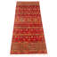 Tapis rouge foncé unique 2 pi 8 po x 9 pi 10 po One-of-a-Kind