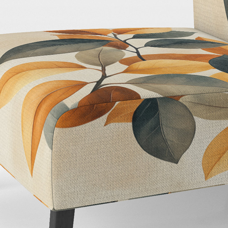 Fauteuil de chambre Leaves, Slipper Armless