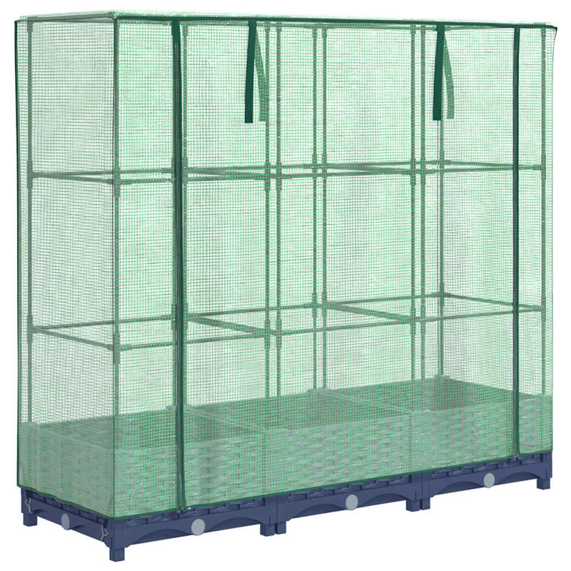 Raised Bed Polypropylene Medium Raised Bed, Blue