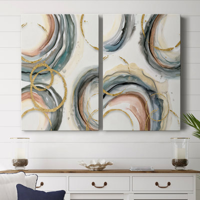 Gold Elasticity I-Premium Gallery Wrapped Canvas -Ready to Hang