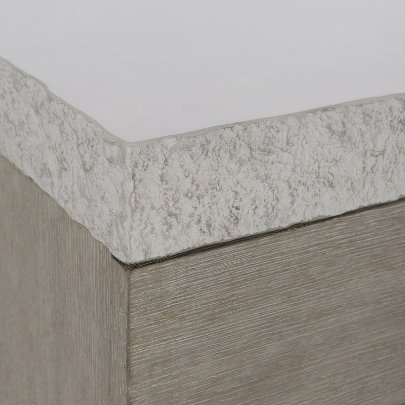 Ritter 2 - Drawer Nightstand in Flint/Sand Gray