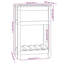 Aalap Wood Raised Garden Bed-1019041432-1019041433
