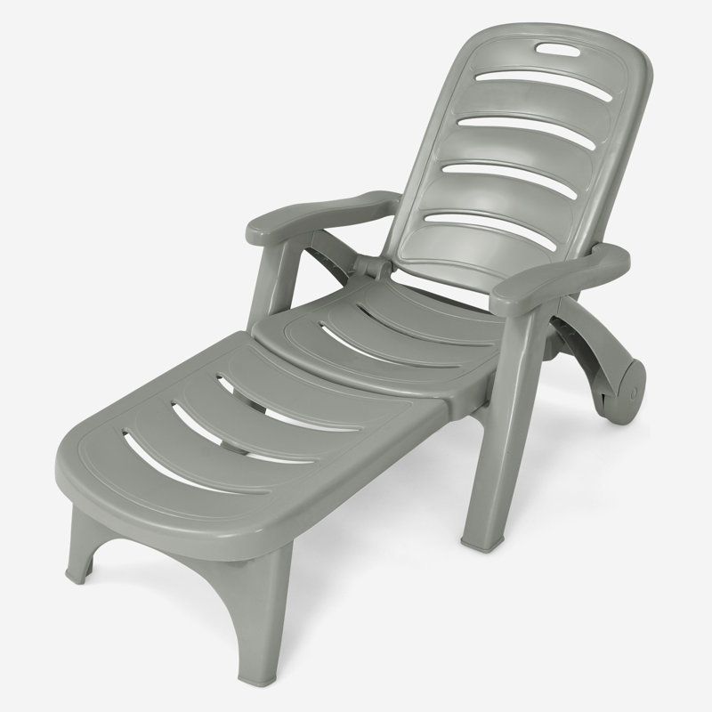 Brittan 75 cm Long Reclining Single Chaise, Grey