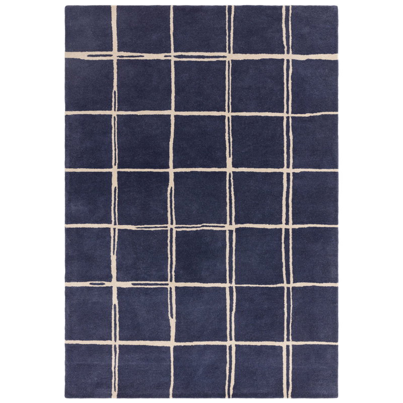 Mathilda Geometric Wool Hand Woven Area Rug, Rectangle 200 x 290 cm
