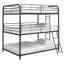 Lit superposé triple Furniture, noir-428299017