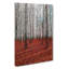 Rows Of Trees In Abstract - Wrapped Canvas Print-55337130