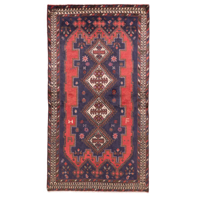 Konya Anatolian Navy Rug 3'8" x 6'9"