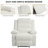 Ameiah Upholstered Beige Corduroy Manual Push Back Recliner Chair with Wingback-919414076