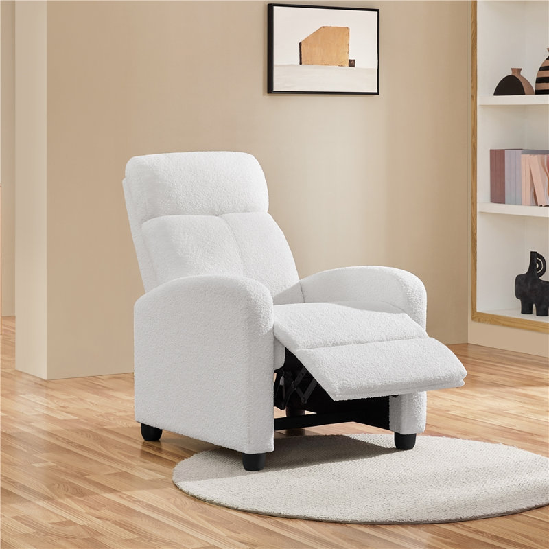 Arvonio Upholstered Recliner, Cream