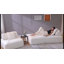 Ensemble de canapé modulaire surdimensionné de luxe moderne de 139 po avec tissu chenille moelleux.-1657899305