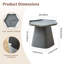 Table d'appoint carrée pour table basse moderne-1173181790