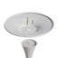 Table de salle à manger ronde de 31,4 po, table de salle à manger à motif tulipe en marbre blanc médiéval, table de salle à manger à base en métal pour 2 à 3 personnes, table basse décontractée facile à assembler, bureau