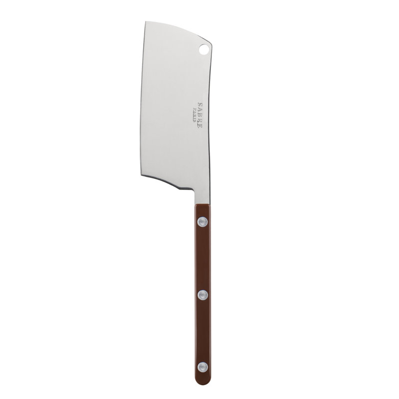 Bistrot Solid Cheese Knife, Chocolate
