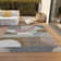 Machine Washable Indoor/Outdoor Cinead ACN1667 Mocha Rug