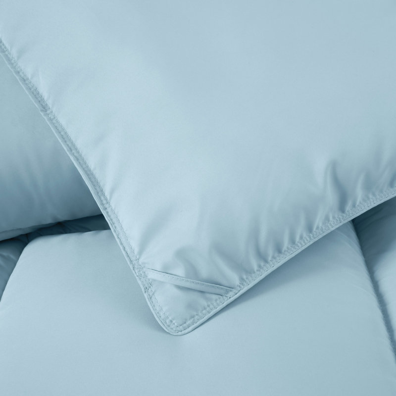 Chambray Blue Queen Microfiber All-Season Comforter