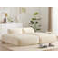 Canapé modulaire 90,0 po, entièrement compressé, canapé-lit spacieux en mousse, design adapté aux personnes âgées, combinaison de 2 pièces sans PC, aucun assemblage requis-57081435