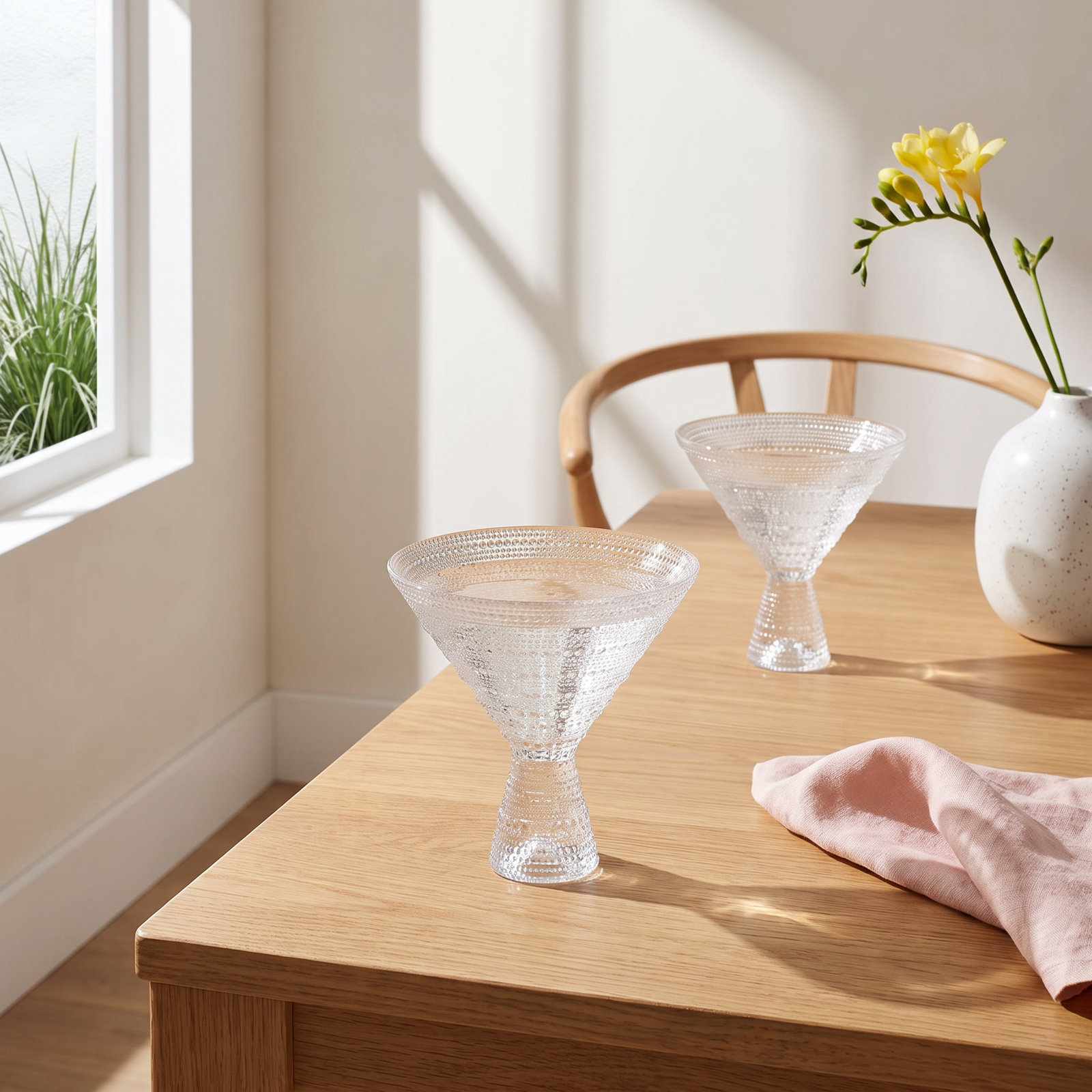 Jupiter Martini Glass, Clear