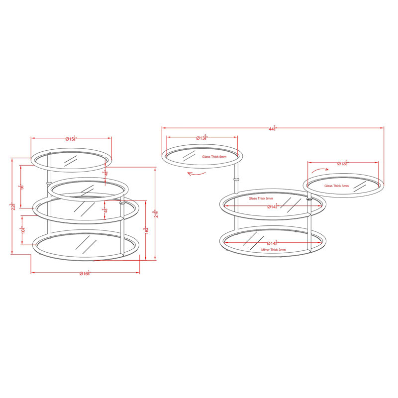 Table de bout avec rangement Blandain