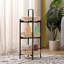 Table d'appoint 3 niveaux, table d'appoint en corde de papier-1067337894