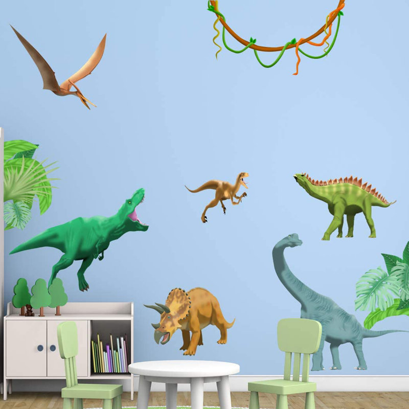 Adhésif décoratif dinosaures