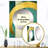 Emerald And Golden Arches I - Abstract Shapes Decorative Mirror, Gold Wall Mirror, Printed Metal Art-1617396938