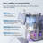 NatureFlow Y6 Desktop Reverse Osmosis Hot and Cold Water Mineralization System  certified by FDA/NSF/UL standards-130055392