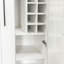 Armoire de cuisine avec tablette de rangement coulissante multi-fonctionnelle