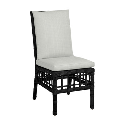 Newport Woven Side Chair - Onyx