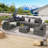 Outdoor Woven Sectional L- Shaped Patio Furniture ,Conversation Set with corner table-359252623