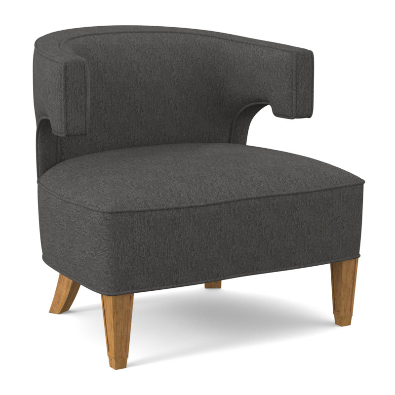 Laurel Barrel Chair, Amber, Sunny Linen
