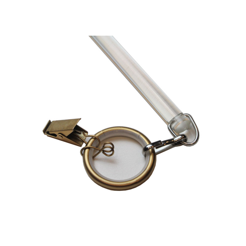Accessoire de rideau Malott, Or mat, L 60 po