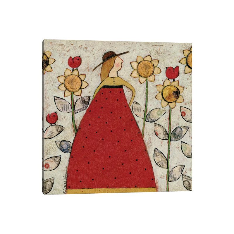 Money Grows by Teresa Kogut - Print on Canvas, Wrapped Canvas, 93.98cm H x 93.98cm W x 1.91cm D