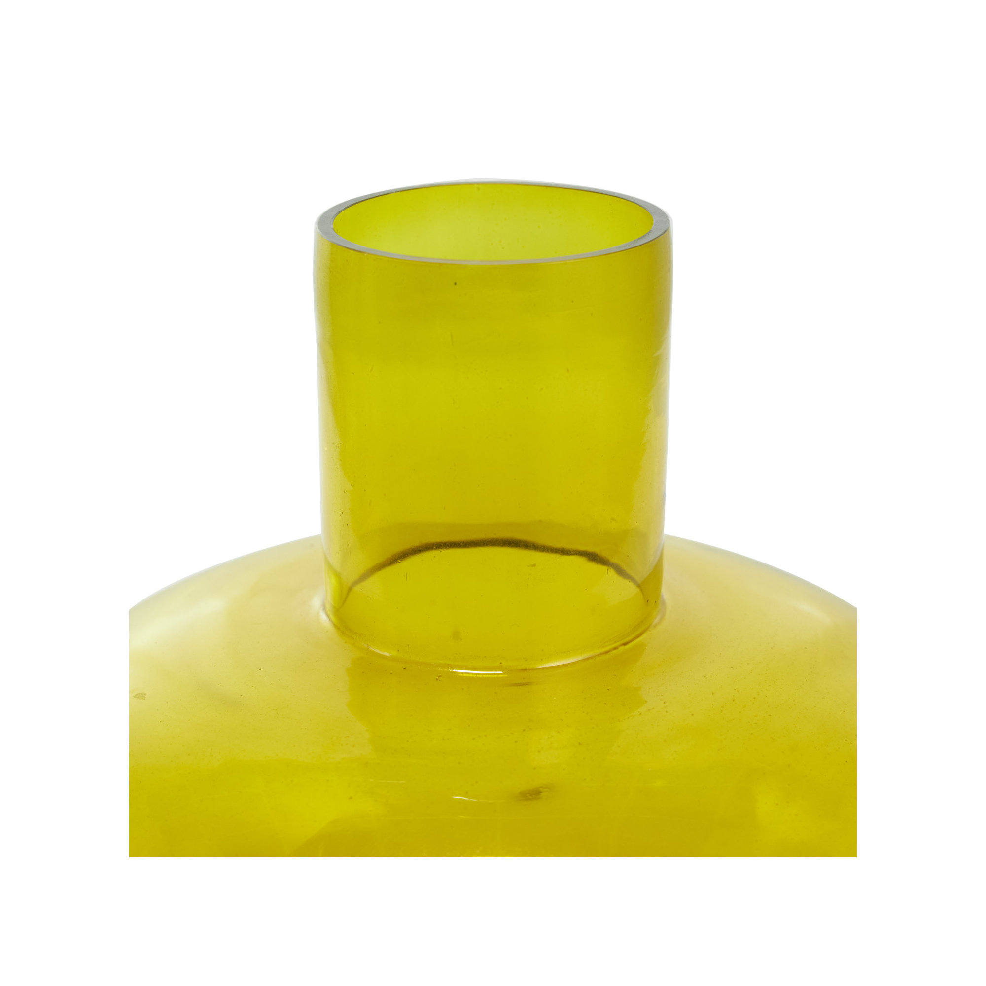 Glass Table Vase, Green