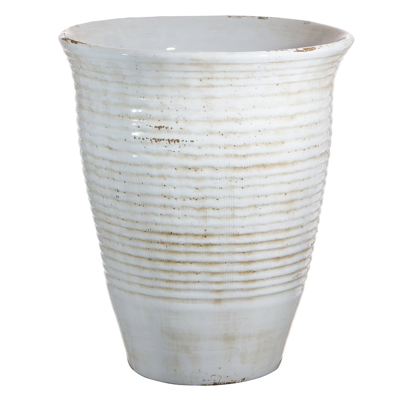 Wachter Terracotta Table Vase, 15" H x 9" W x 9" D