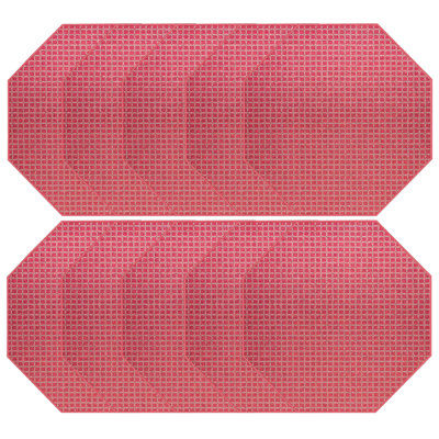 Ensemble de tapis intérieur / extérieur en polyester touffeté à la machine Kovan