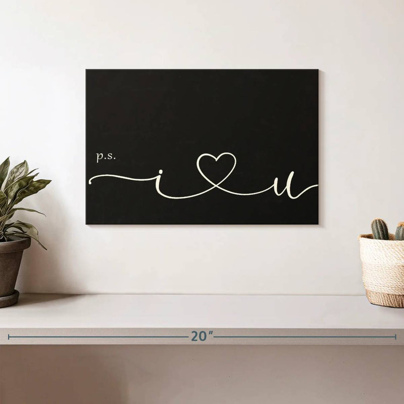 Plaque murale «Khylige I Heart You», H 8 po x l 12 po