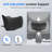 Ergonomic Office Chair,Mesh Desk Chair With Adjustable Lumbar Support And Headrest,Comfy Computer Chair With 3D Armrest Recling Swivel Chair For Home And Office-768131273