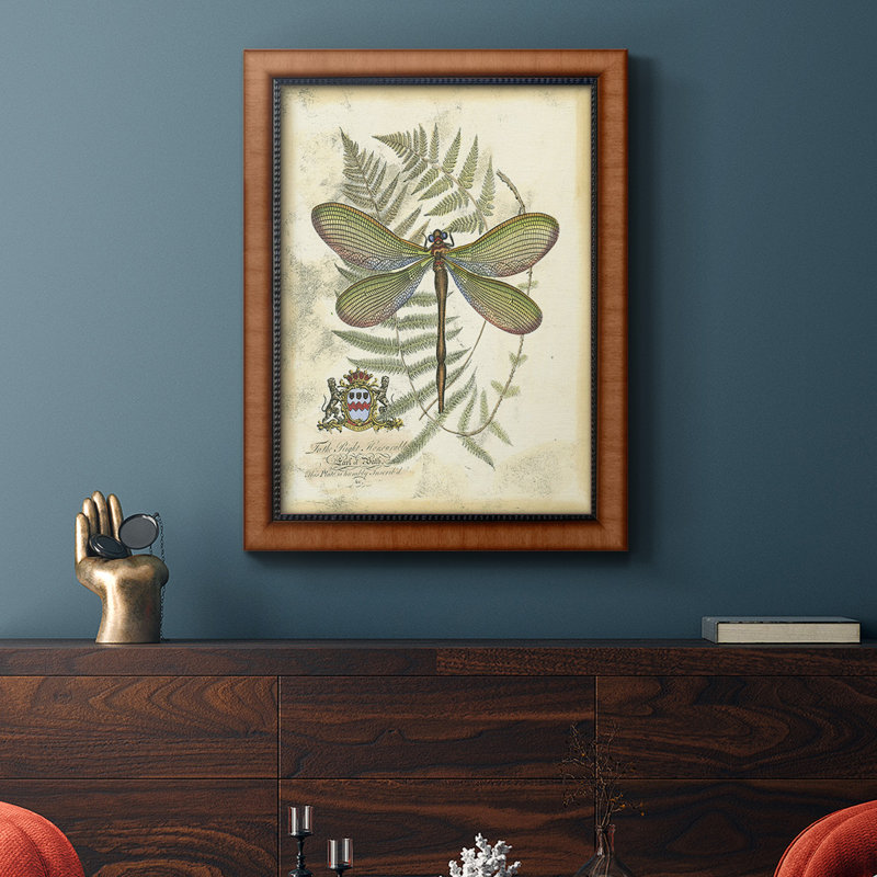 Toile encadrée de qualité supérieure Regal Dragonfly II (PP), H 20 po x l 16 po x P 2,5 po