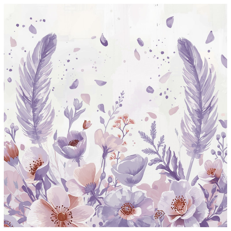 Coussins décoratifs mauves, 16 x 16 pouces