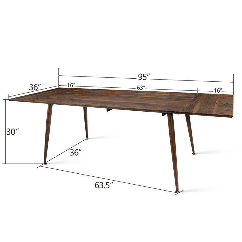 Harris 95" L Extendable Dining Table