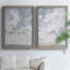 Toile encadrée bleu ciel de qualité supérieure - prête à être suspendue-1053822457-1053822462