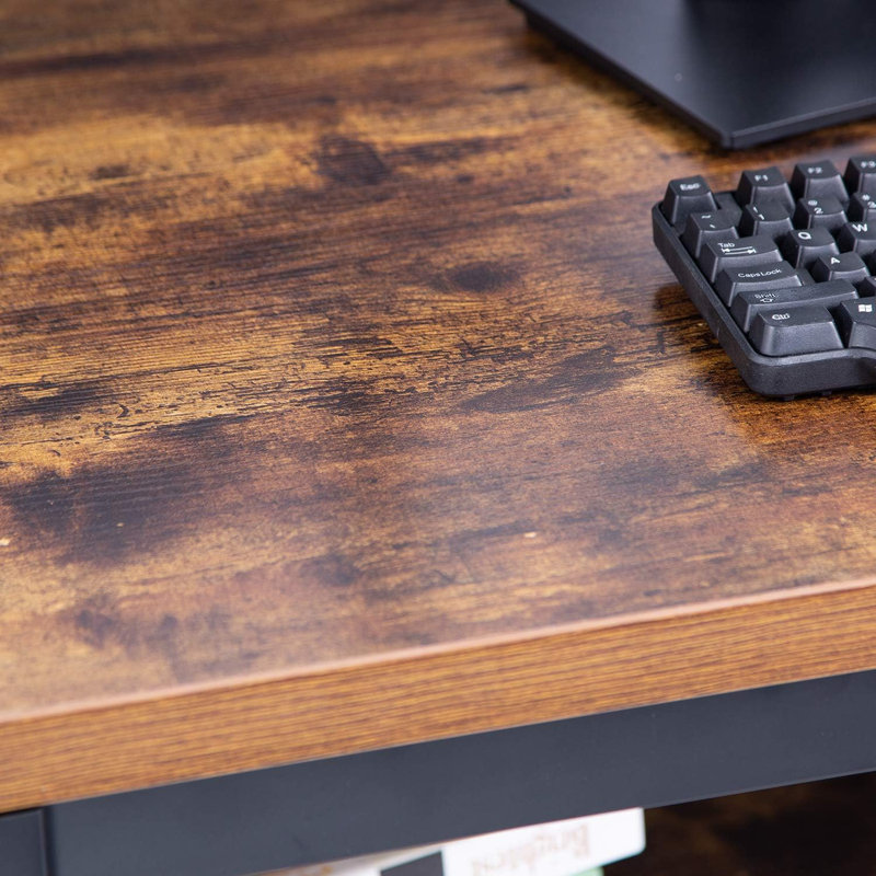 Computer Desk, 55.1" W x 23.6" D, Walnut