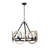 Mixon 6 - Light Wagon Wheel Chandelier