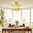 Elonso 4 - Light Crystal Flush Mount Ceiling Light-1527231591